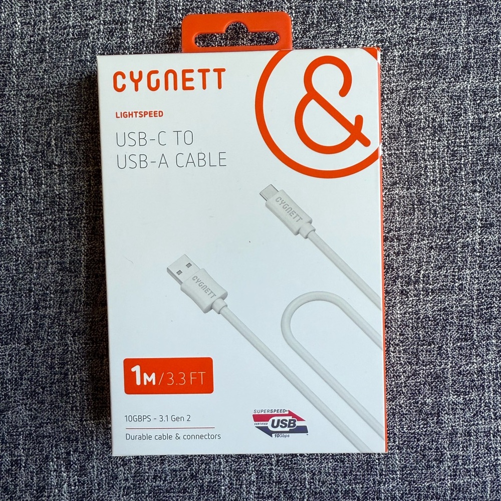USB-C to USB-A Cable (1 m/ 3.3 ft)